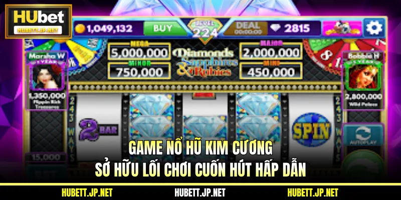 Game nổ hũ kim cương sở hữu lối chơi cuốn hút hấp dẫn